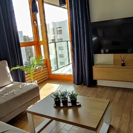 Wola Blue Modern Apartment Warsaw Exterior photo