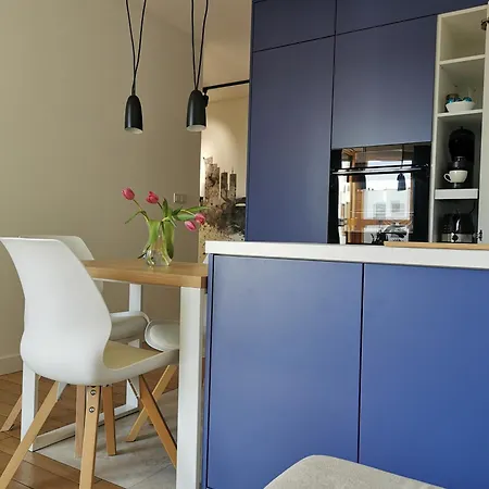 Wola Blue Modern Apartment Warsaw Exterior photo