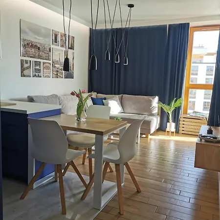 Wola Blue Modern Apartment Warsaw Exterior photo